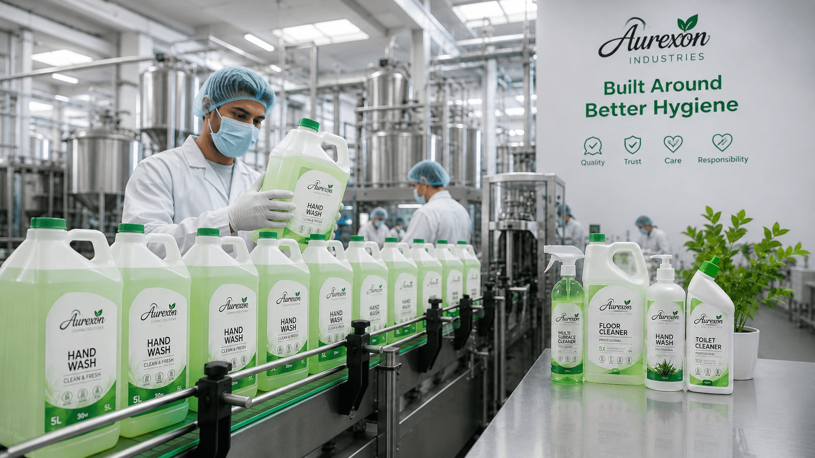 Aurexon Industries manufacturing facility